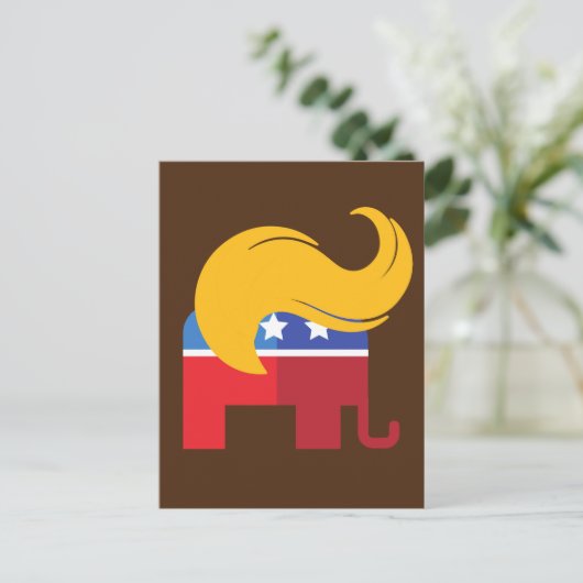 Trump 2024 Präsidentschaftswahl Postkarte (Stehend Vorderseite)