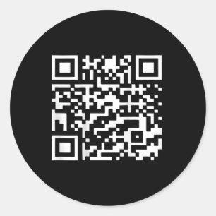 Trump 2024 Qr 4547 T-Shirt Trump Tanzcode Runder Aufkleber