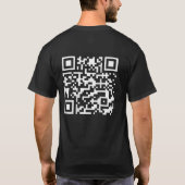 Trump 2024 QR 45/47 Funny QR Trump Dancing (zurück T-Shirt (Rückseite)