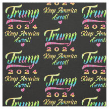 Trump 2024 Rainbow-Gefärbte Krawatte Behalte Ameri