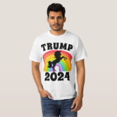 TRUMP 2024 RAINBOW UNICORN T - SHIRT T-SHIRTS (Vorne ganz)
