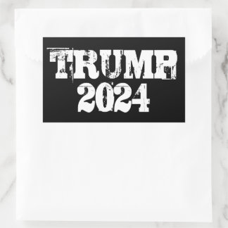 Trump 2024 rechteckiger aufkleber