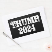 Trump 2024 rechteckiger aufkleber (Umschlag)