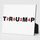 Trump 2024 Red Fotoplatte (Seite)