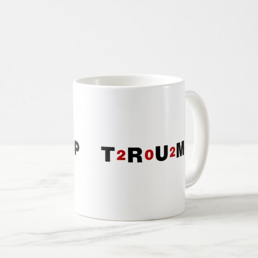 Trump 2024 Red Kaffeetasse (VorderseiteRechts)
