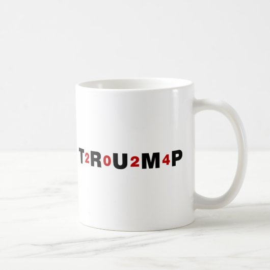 Trump 2024 Red Kaffeetasse (Rechts)