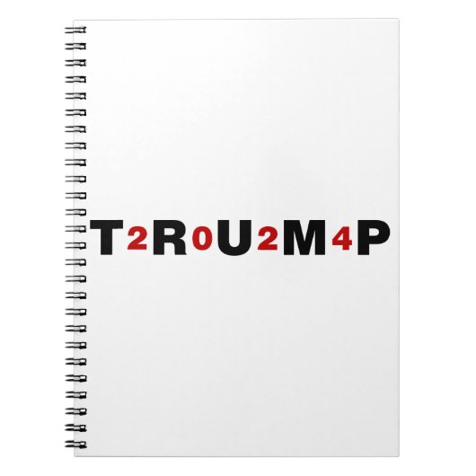 Trump 2024 Red Notizblock (Vorderseite)