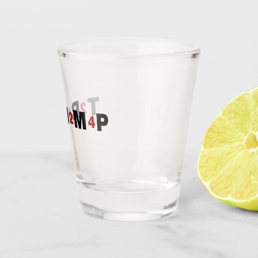 Trump 2024 Red Schnapsglas (Rechts)