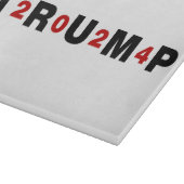 Trump 2024 Red Schneidebrett (Ecke)