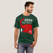 TRUMP 2024 RED WAVE T-Shirt (Vorne ganz)