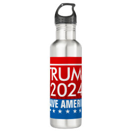 Trump 2024 Rette America Graphic Edelstahlflasche