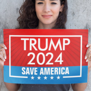 Trump 2024 Rette America Graphic Poster