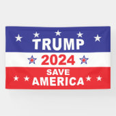 TRUMP 2024 RETTE AMERIKA BANNER (Horizontal)