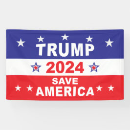 TRUMP 2024 RETTE AMERIKA BANNER