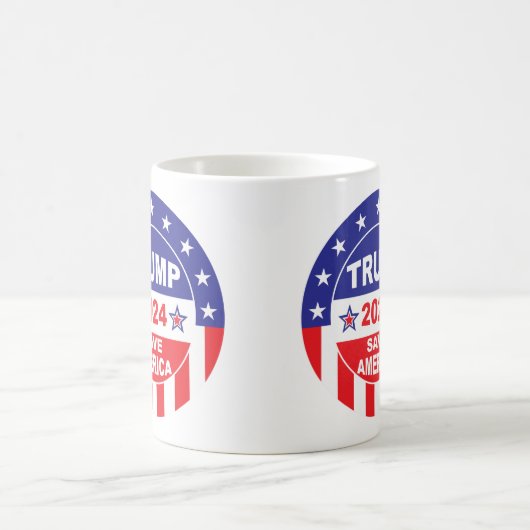 TRUMP 2024 RETTE AMERIKA KAFFEETASSE (Mittel)