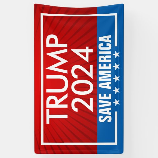 Trump 2024 Rette das Flag-Banner der USA Banner (Vertikal)