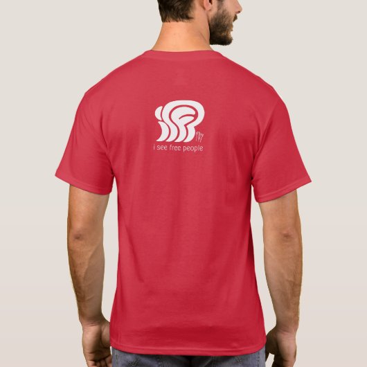 TRUMP 2024 ROTE WAVE LET'S GO T-Shirt (Rückseite)