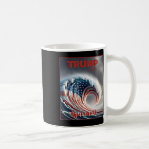 Trump 2024 Rote Welle Tsunami USA-Wahl Abstimmung Kaffeetasse