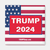 TRUMP 2024 roter Magnet (Vorne)