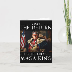 Trump 2024 Rückkehr der großen Mega-King-Republike Karte