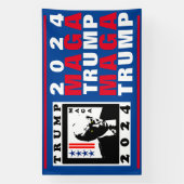 TRUMP 2024 RWB BANNER (Vertikal)