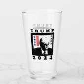 TRUMP 2024 RWB GLAS (Vorderseite)