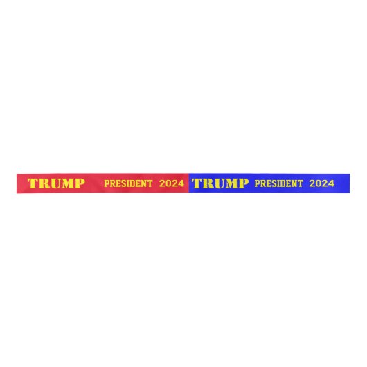 TRUMP 2024 SATINBAND (Vorderseite)