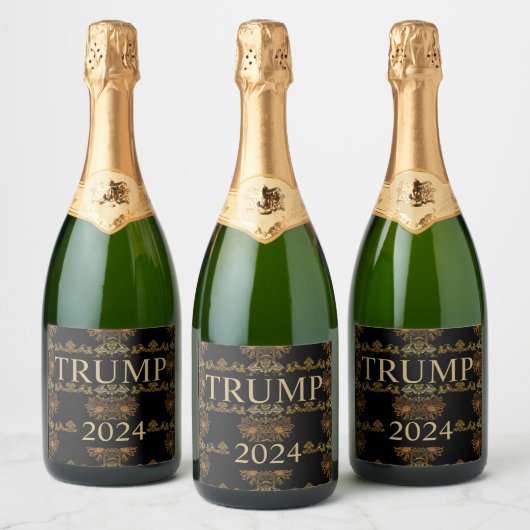TRUMP 2024 SCHAUMWEINETIKETT (Flaschen)