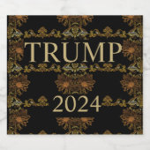 TRUMP 2024 SCHAUMWEINETIKETT (Einzelnes Label)