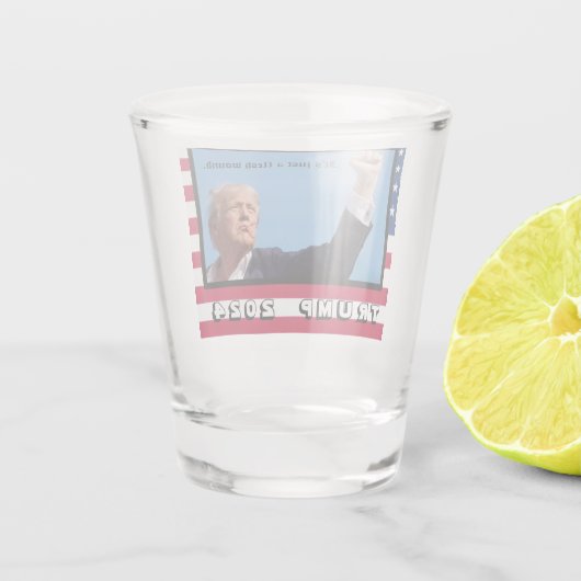 Trump 2024 schnapsglas (Rückseite)