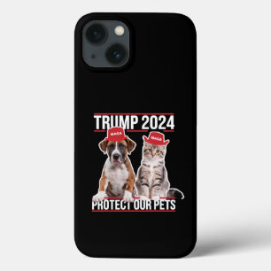 Trump 2024 schützt unsere Haustiere Katzen Hunde M Case-Mate iPhone Hülle