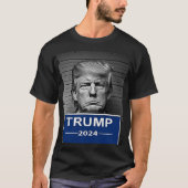 Trump 2024 Schwarz T-Shirt (Vorderseite)