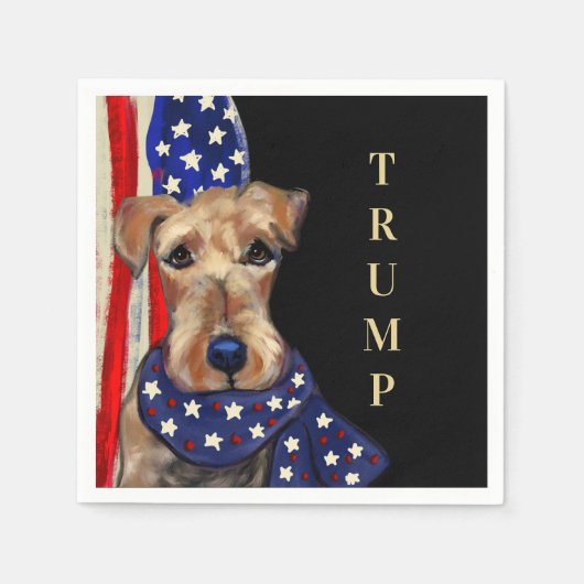 TRUMP 2024 SERVIETTE (Vorderseite)