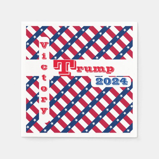 TRUMP 2024 SERVIETTE (Vorderseite)