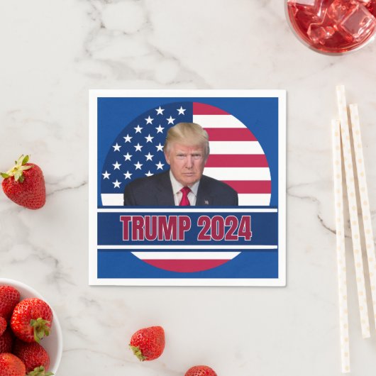 Trump 2024 serviette (Beispiel)