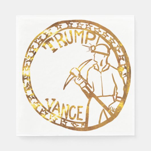 TRUMP 2024 SERVIETTE (Vorderseite)