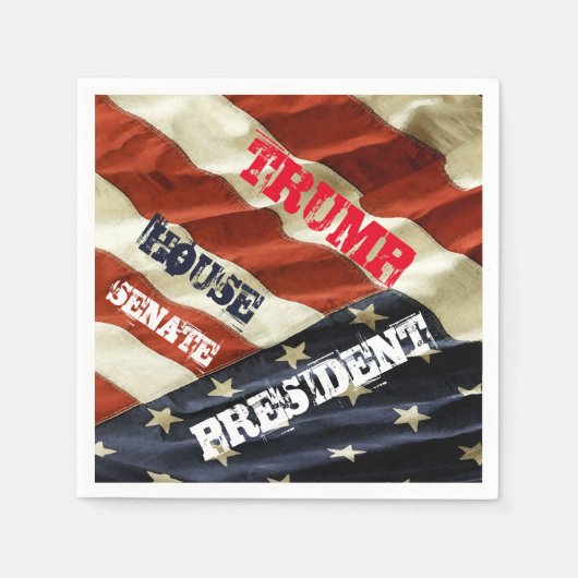 TRUMP 2024 SERVIETTE (Vorderseite)