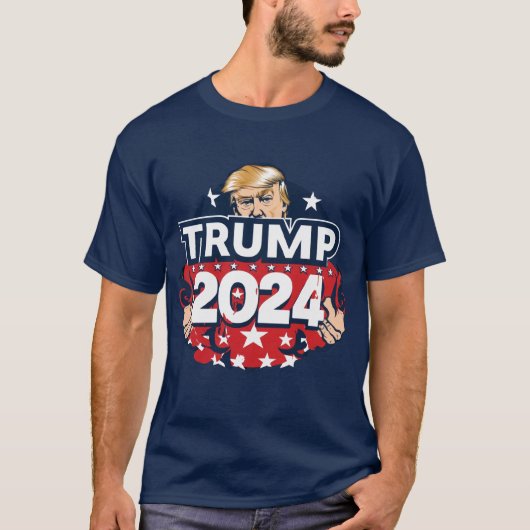 Trump 2024 Shirt nimmt Amerika zurück (Vorderseite)