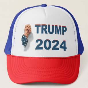 Trump 2024 Shooting USA Fist Truckerkappe