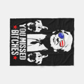 Trump 2024 - Sie haben es verpasst Fleecedecke (Vorderseite (Horizontal))