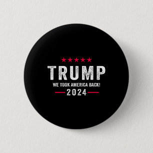 Trump 2024 Sieg J.d.vance Präsident 47 Trump Wo Button