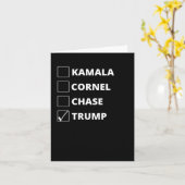 Trump 2024 Sieg Karte (Gelbe Blume)