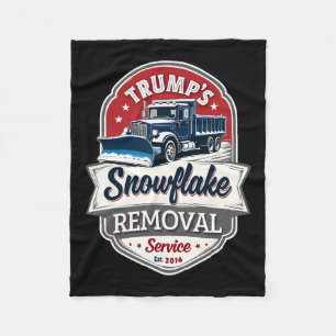 Trump 2024: Snowflake Removal Service - Politische Fleecedecke