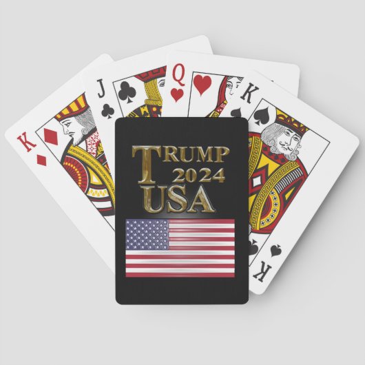 TRUMP 2024 SPIELKARTEN (Rückseite)