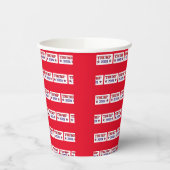 Trump 2024 Stars Pappbecher (Links)