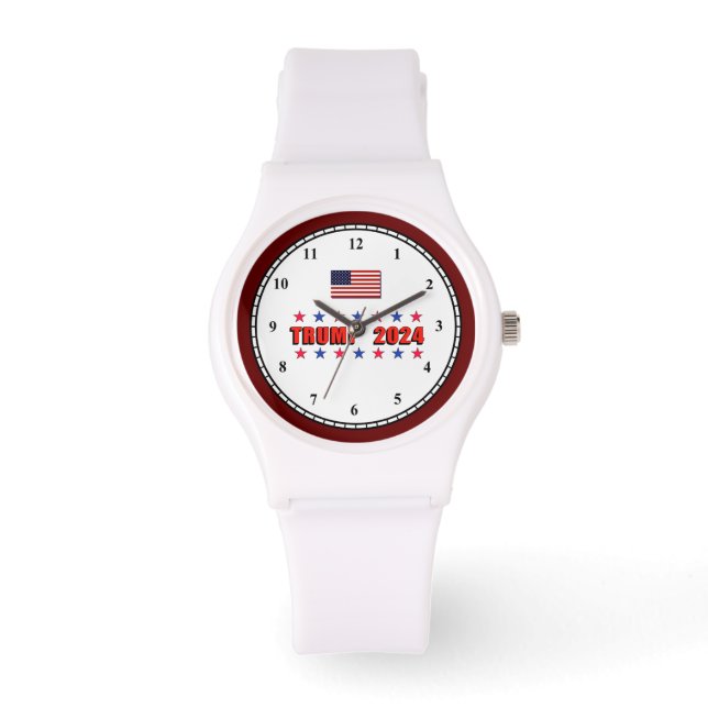 Trump 2024 Stars Watch Armbanduhr (Vorderseite)