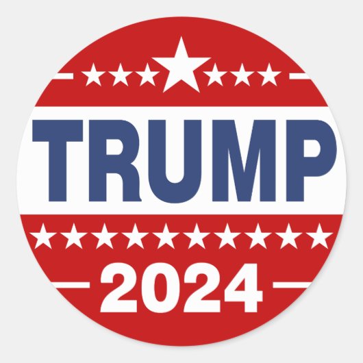 Trump 2024 Sticker (Vorderseite)