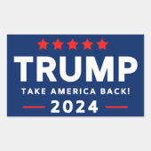 Trump 2024 Sticker (Vorderseite)