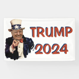 TRUMP 2024 STIMME ROTE WAVE POLITIK BANNER