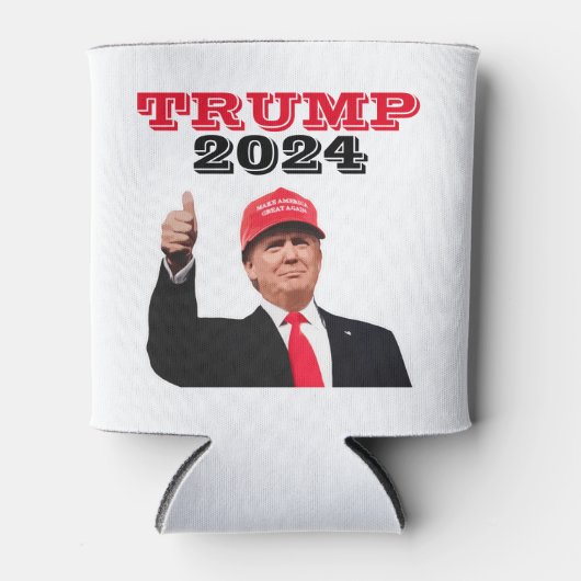 Trump 2024 stockt auf dosenkühler (Vorderseite)